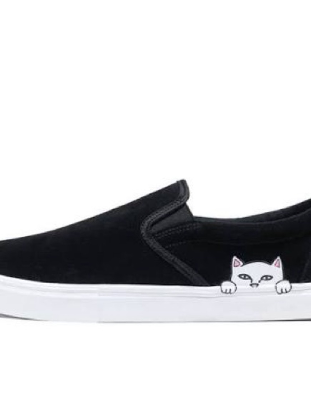 Ripndip Black Lord Nermal Slip-On Skate Shoes